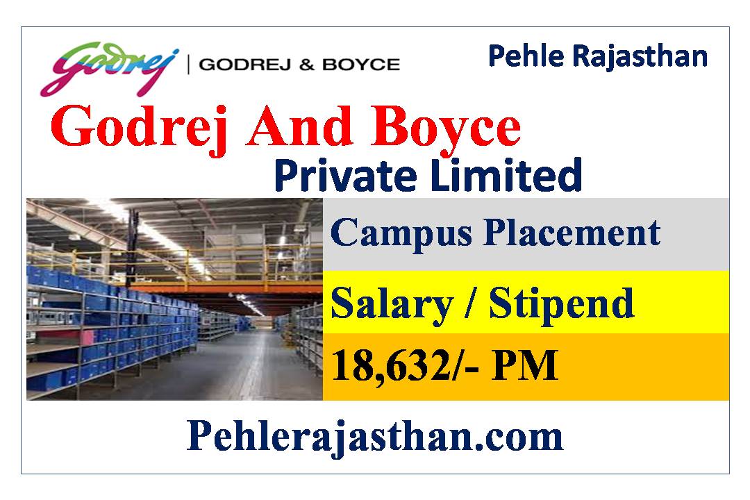 Godrej And Boyce Recruitment 2023