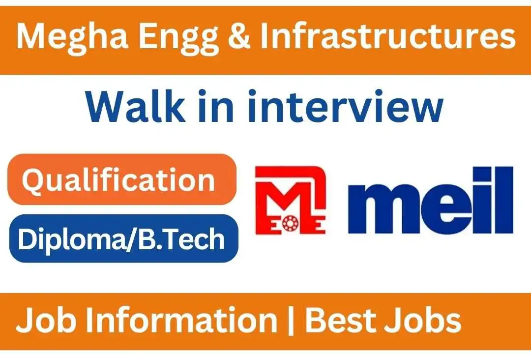 Megha Engineering and Infrastructures Recruitment 2023